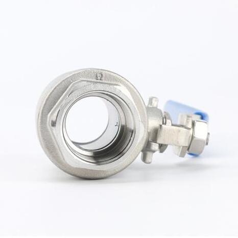 2-pc stainless steel npt female threaded ball valve 1 inch valve