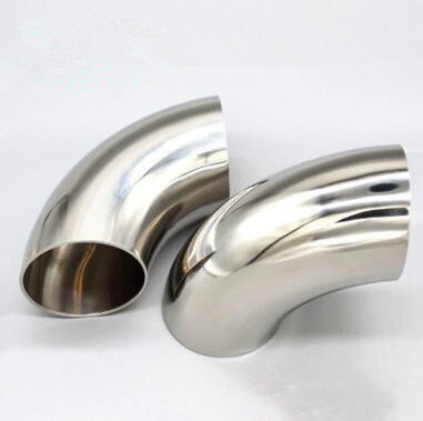 sanitary elbow pipe fitting 90 degree stainless steel SS304 supplier/factory