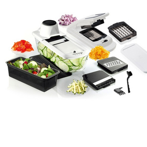 Fullstar Vegetable Chopper Adjustable Thickness Mandoline Slicer with Glass Container And Basket