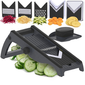 Fullstar Foldable Adjustable Mandoline Slicer for Kitchen - 7-in-1 Vegetable Slicer