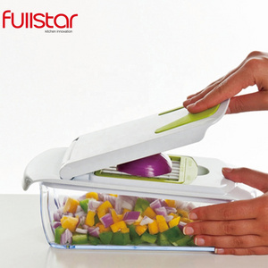 Vegetable Dicer Mandolin Slicer - 7 Blades Handy Onion Chopper for Kitchen