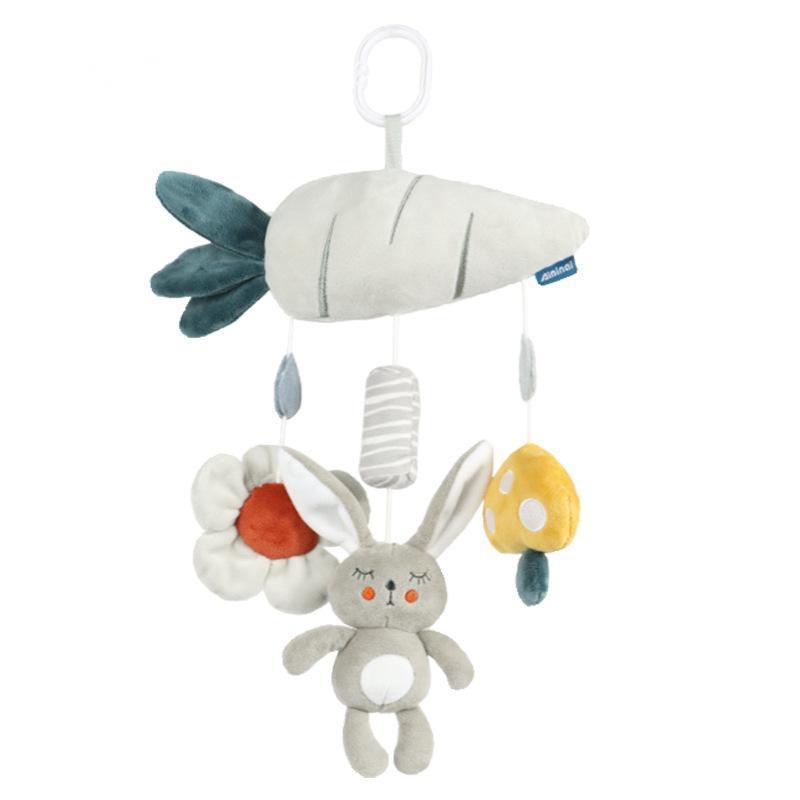 Wholesale Baby Toy Owl Doll Stroller Mobile Hanging  Animal Wind Chime Bed Bell Hanging Toy