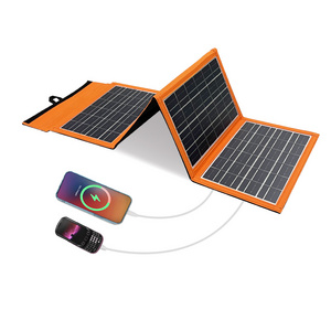 Foldable Solar Panel Waterproof 20W Portable Outdoor Power Solar Charger for Mobile Phone Laptop Power Bank