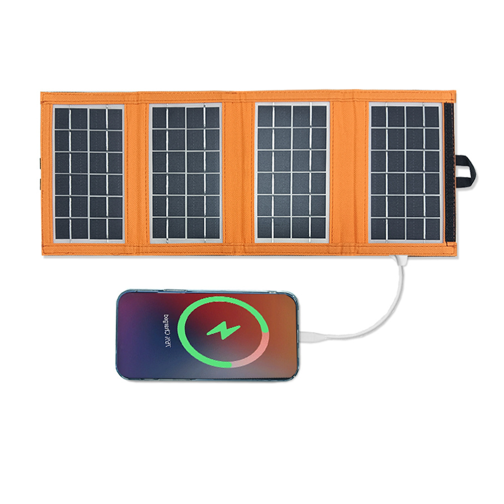 ce rohs fcC micro mini beach 6w 10w 5v cellphone backpack solar wallet bag smart phone small foldable Solar Panel Charger