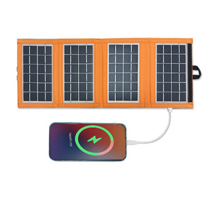 ce rohs fcC micro mini beach 6w 10w 5v cellphone backpack solar wallet bag smart phone small foldable Solar Panel Charger