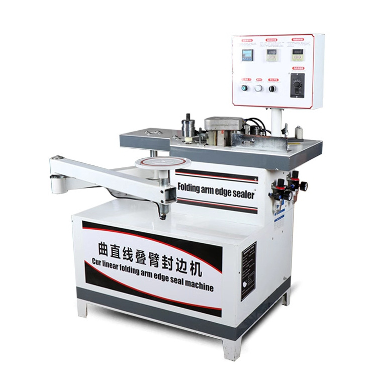 Cur linear folding arm edge banding machine edge trimming machine