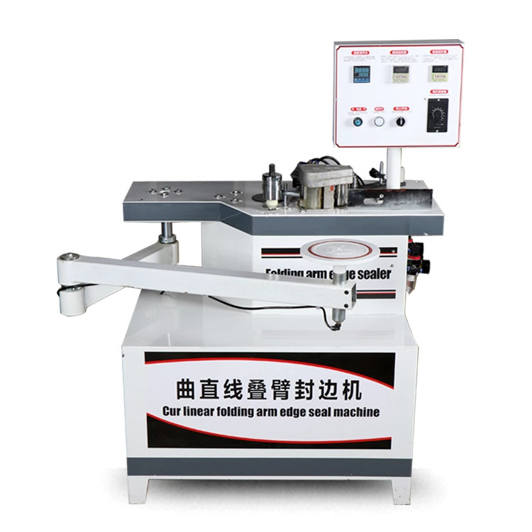 Cur linear folding arm edge banding machine edge trimming machine