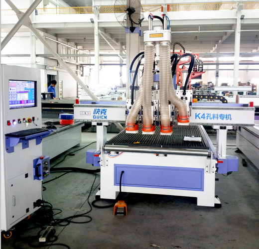 3d multi head cnc solid wood cutting and drilling machine K4