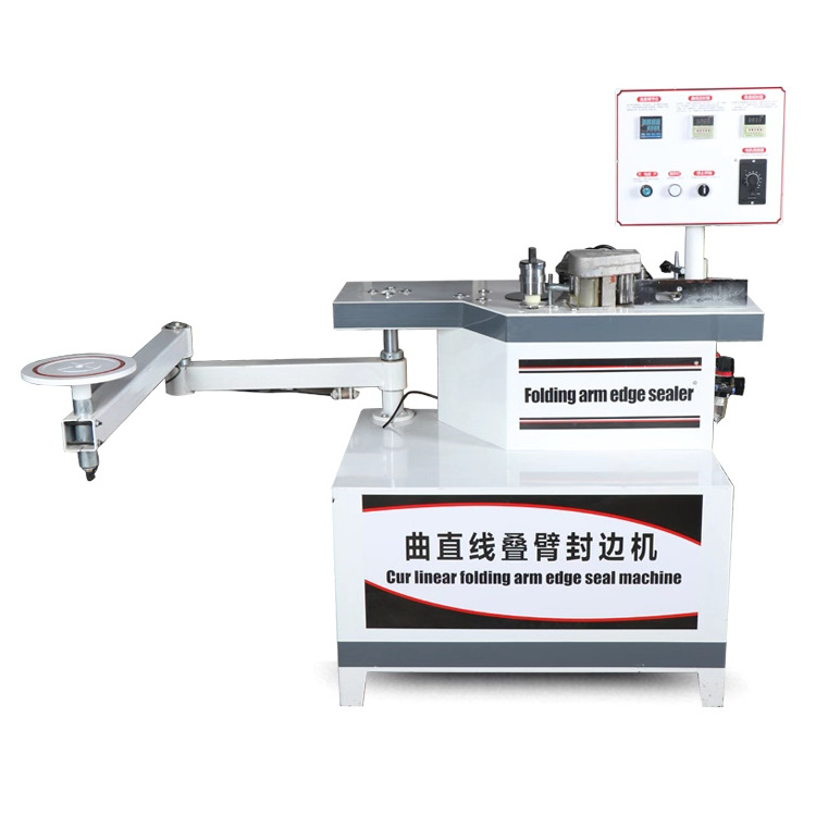 Cur linear folding arm edge banding machine edge trimming machine