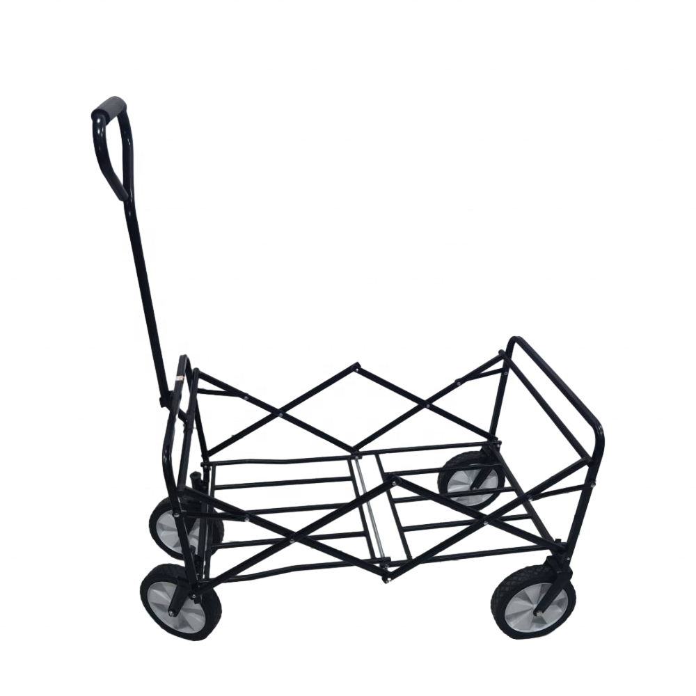 Utility Luxury Garden cart 4 Wheels Folding Carts Portable Camping Wagon Cart