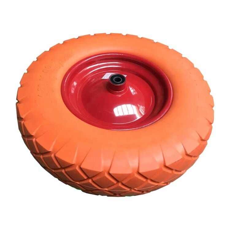 6 8 10 12 16 inch 3.00-4 4.80 4.00-8 heavy duty wheelbarrow trolley cart pu foam wheel