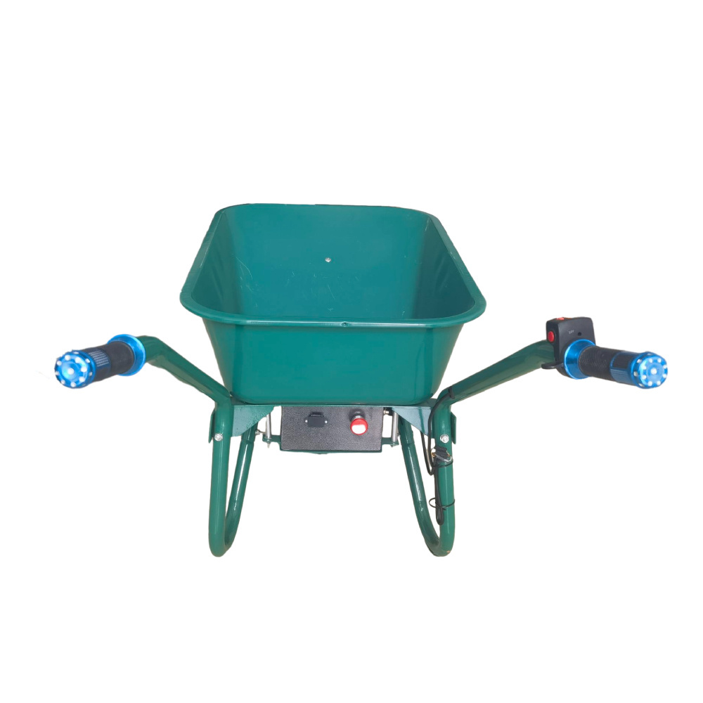 24V 12A garden heavy duty wheel barrow motorized power electric wheelbarrow