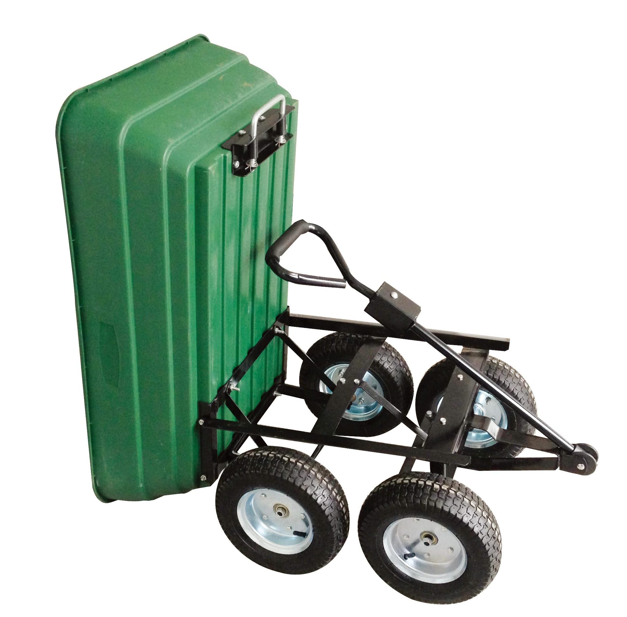 plastic tray Garden Tool Cart with Four Wheel TC2145