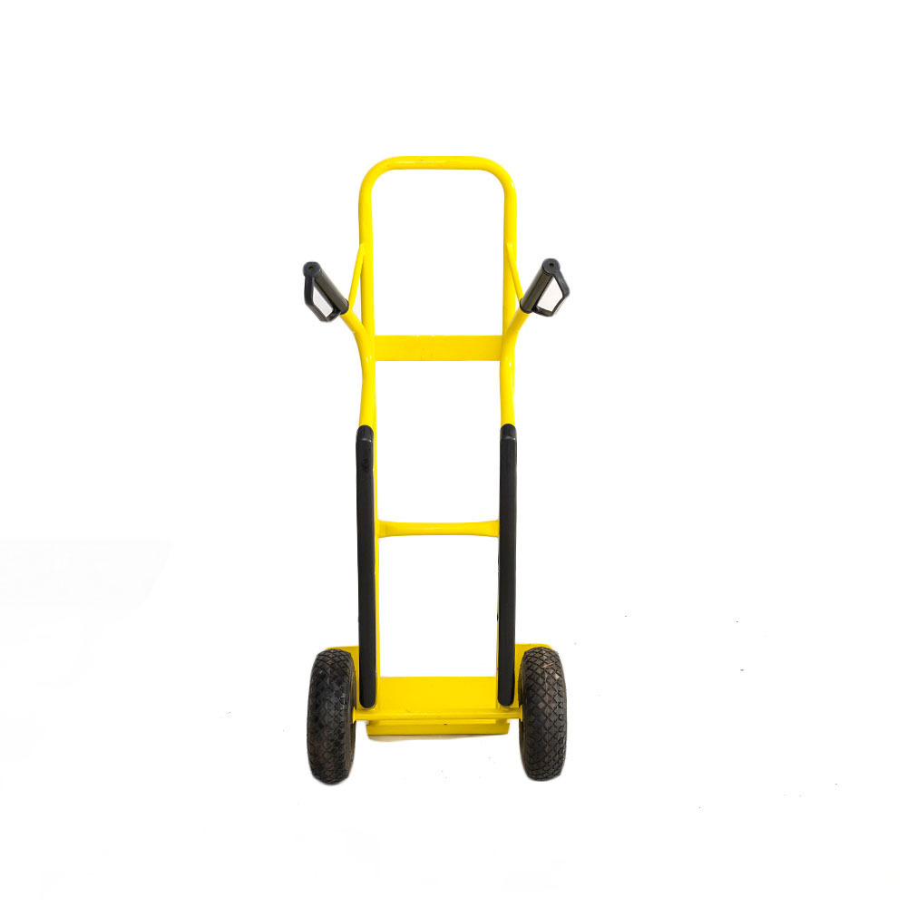 two wheels heavy industrial delivery small wagon steel foldable hand trolley cart