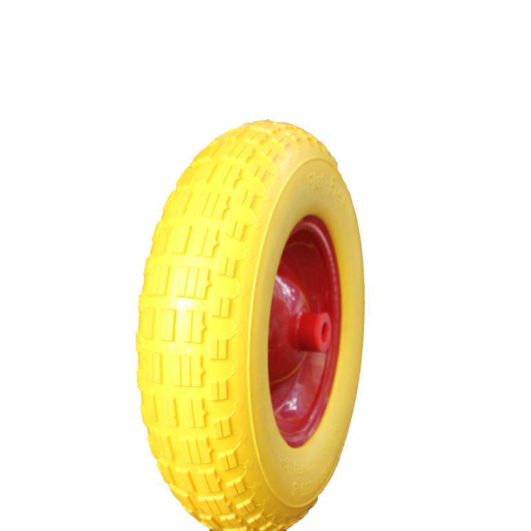 Polyurethane wheel flat free wheelbarrow tire 4.00-6