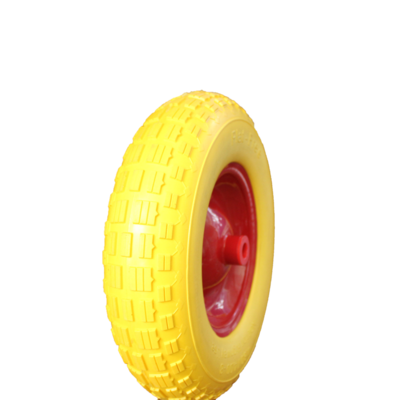 Polyurethane wheel flat free wheelbarrow tire 4.00-6