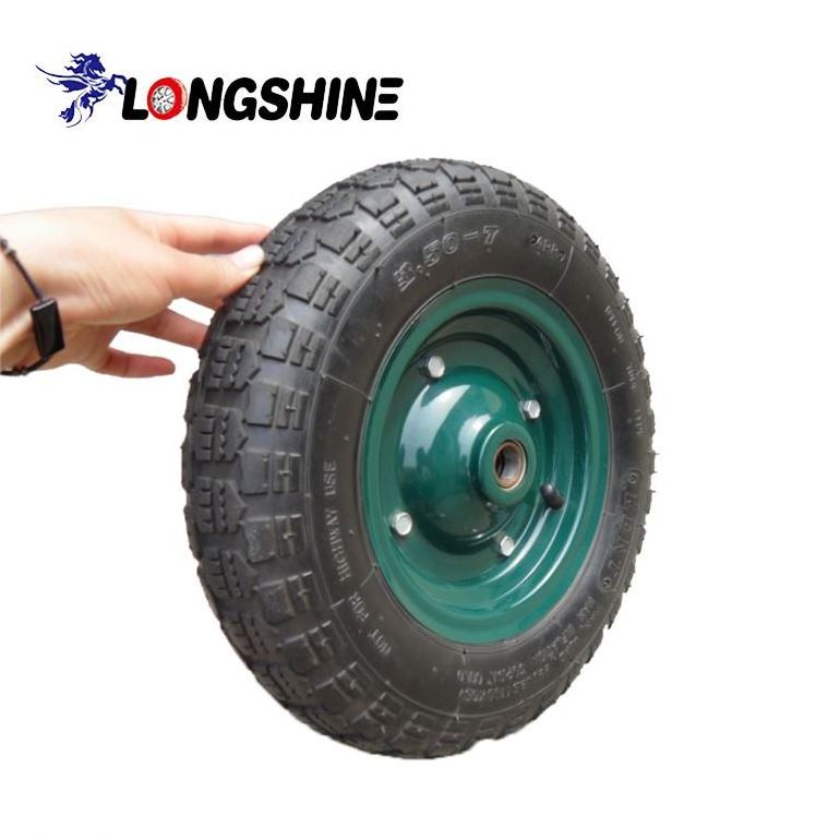 300mm wheelbarrow rubber wheels 13inch