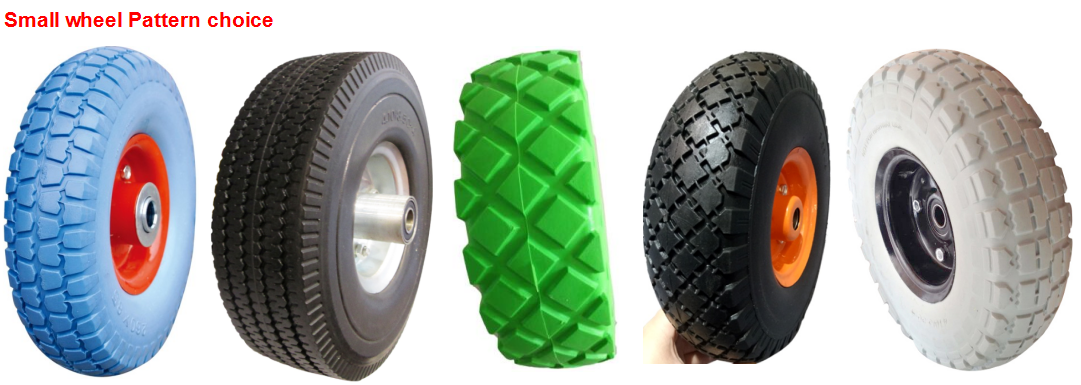 Hot Sale pneumatic air solid rubber Pu Polyurethane Foam Filled Cheap Pushcart Wheels