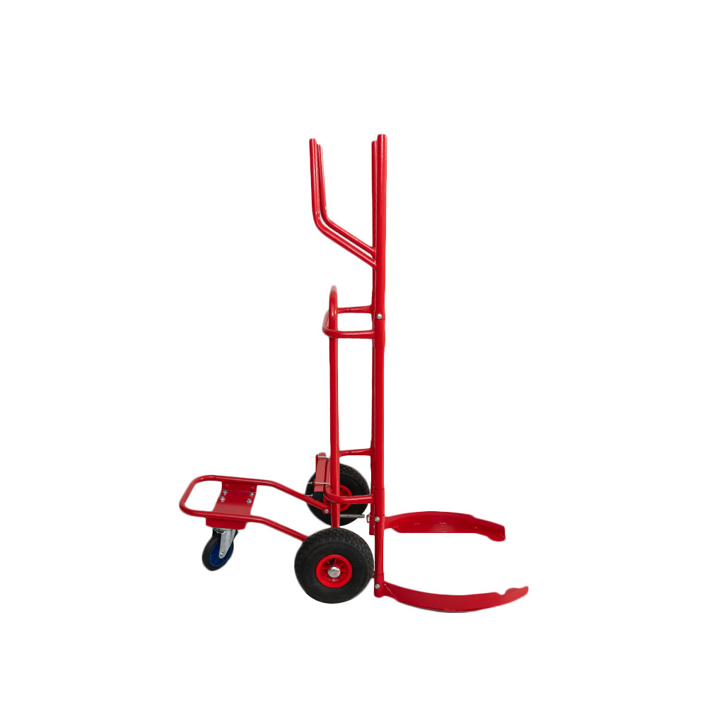 best selling cart Used for loading and transporting Steel and Plastic Drums Hand Trolley