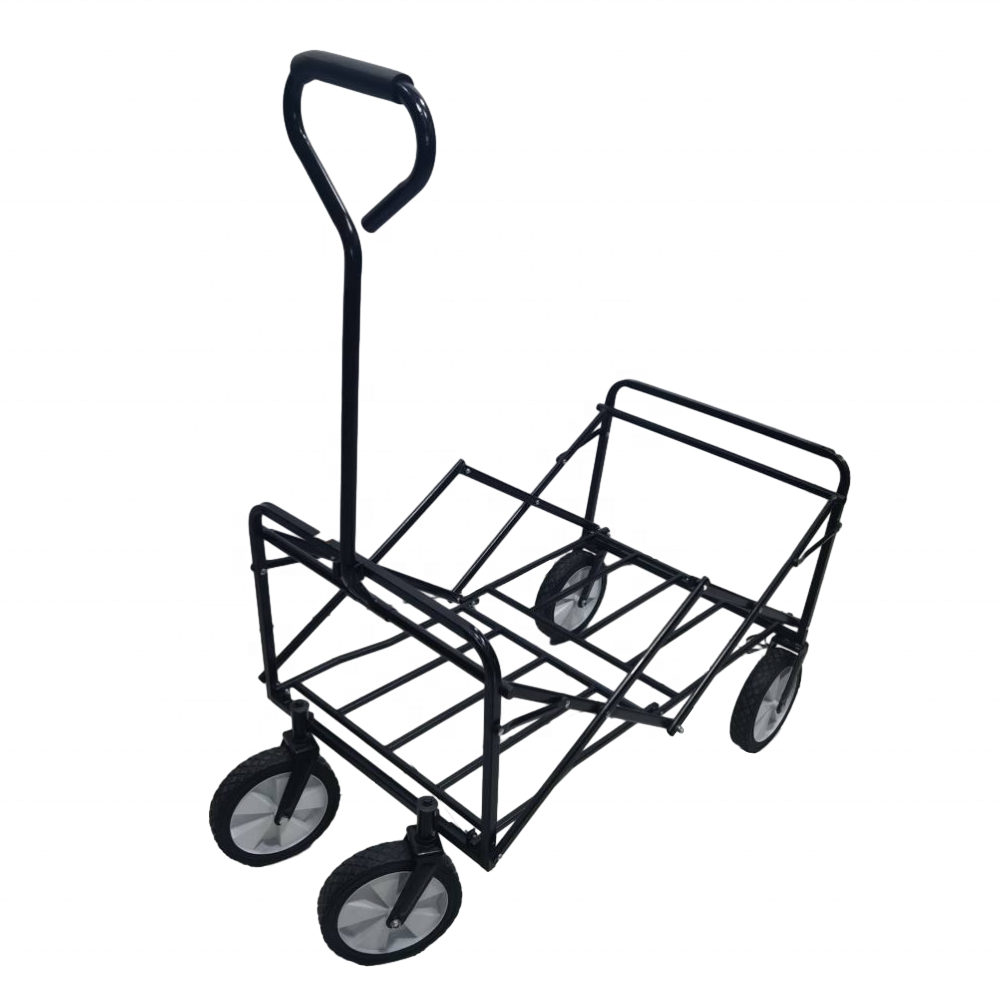 Utility Luxury Garden cart 4 Wheels Folding Carts Portable Camping Wagon Cart