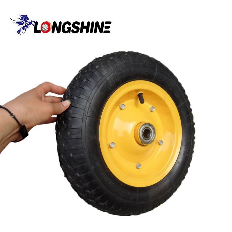 300mm wheelbarrow rubber wheels 13inch