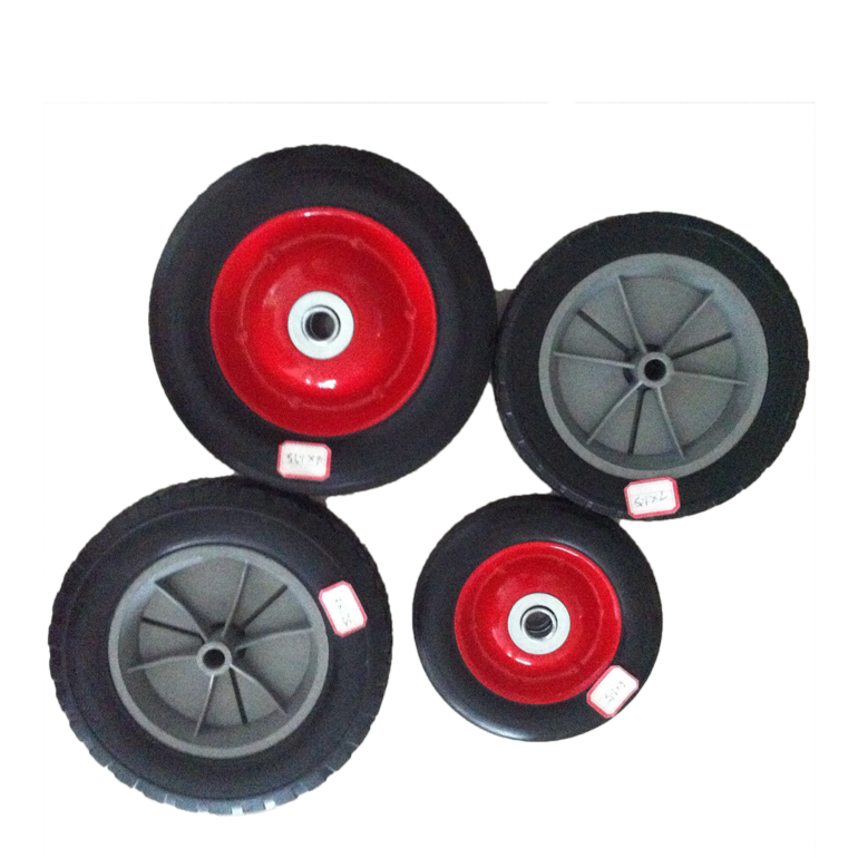 wheelbarrow solid rubber wheel 400-8