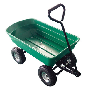 plastic tray Garden Tool Cart with Four Wheel TC2145