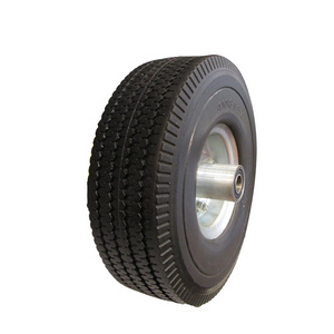 Special Folding Beach Trolley Wheels 4.10/3.50-4 Pu Foam Wheel for wheelbarrow