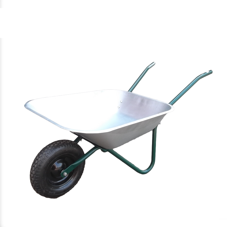 Loading 120kg metal tray concrete construction metal Wheelbarrow For Construction WB6204