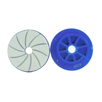 Chamfering Tool Diamond Resin Edge Polishing Wheel Polishing Pad With Snail Lock Edge Diamond Polishing Pad