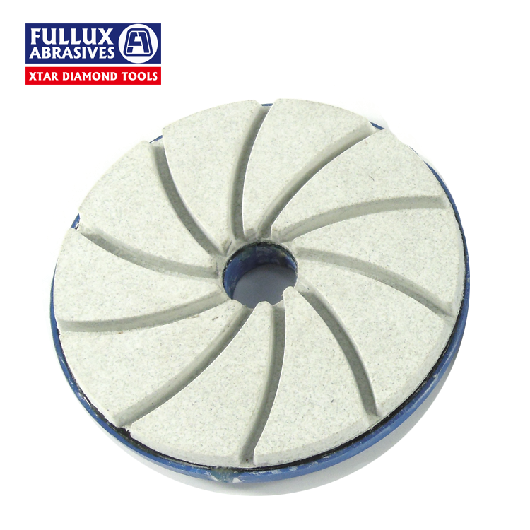 Chamfering Tool Diamond Resin Edge Polishing Wheel Polishing Pad With Snail Lock Edge Diamond Polishing Pad