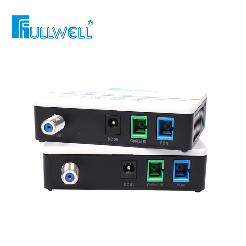 Fullwell Chinese factory 1310/1490/1550nm CATV WDM FTTH Fiber Mini Node  Optical Receiver converter