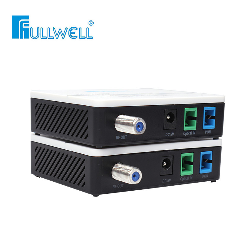 Fullwell Chinese factory 1310/1490/1550nm CATV WDM FTTH Fiber Mini Node  Optical Receiver converter