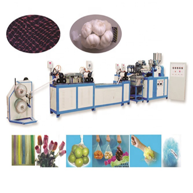 PP/PE plastic packaging net /fruit vegetable net /roses flower extrusion making machine