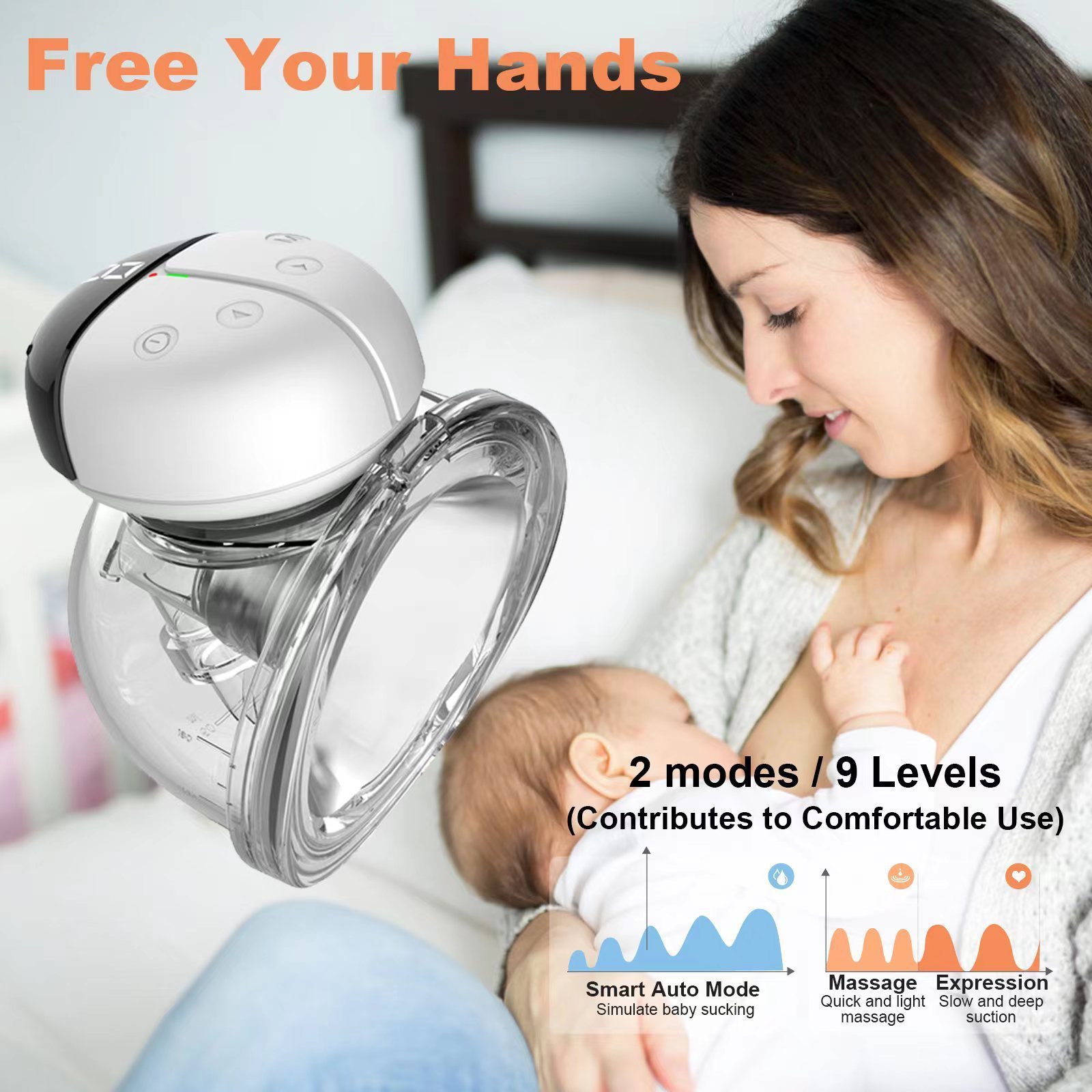 borstkolf cordless electric milk puller double electric breast pump milk extractor tire lait breastpump breast pump