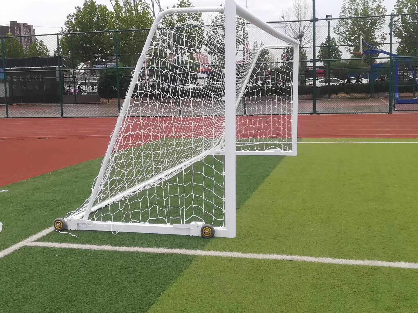 Aluminum Soccer Goal Posts with net Football Gate Football Goal Soccer Net