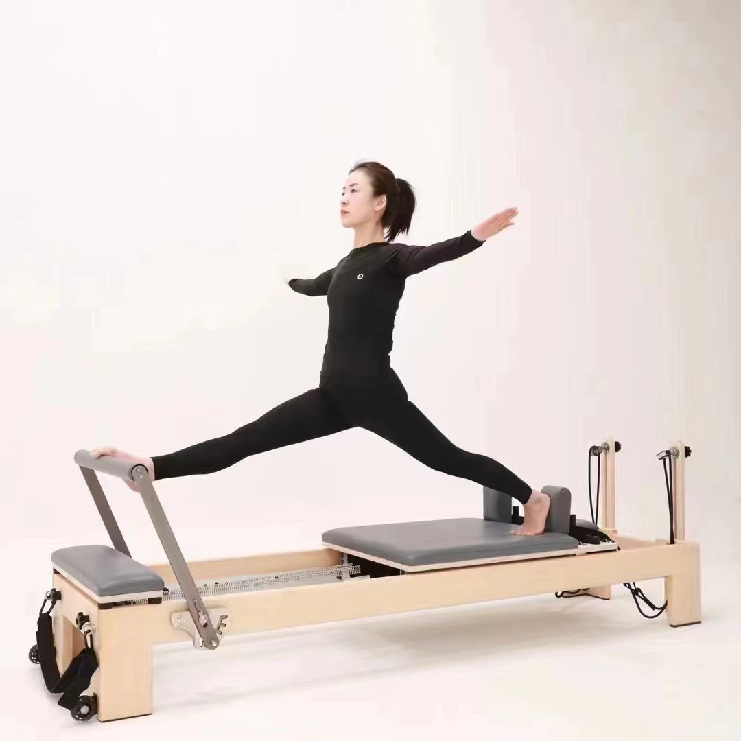 Maple Wood Pilates Reformer Pilates Equipment Pilates Cadillac Reformer with full Trapeze