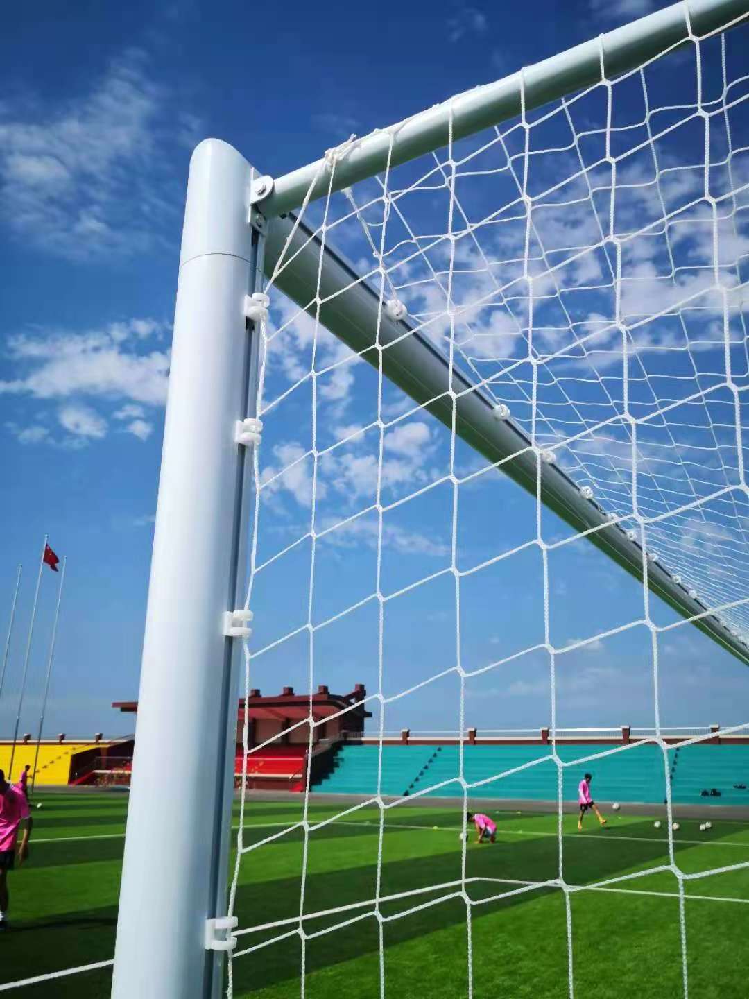 Aluminum Soccer Goal Posts with net Football Gate Football Goal Soccer Net