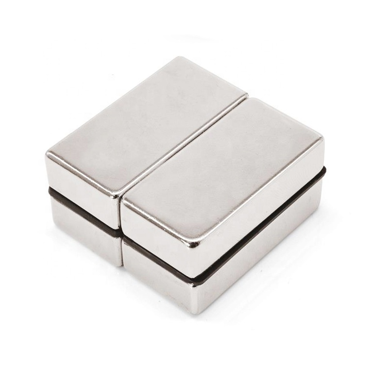 Strong Rectangular N40 N45 Block Neodymium Magnets NdFeB Permanent Bar Neodymium Magnets