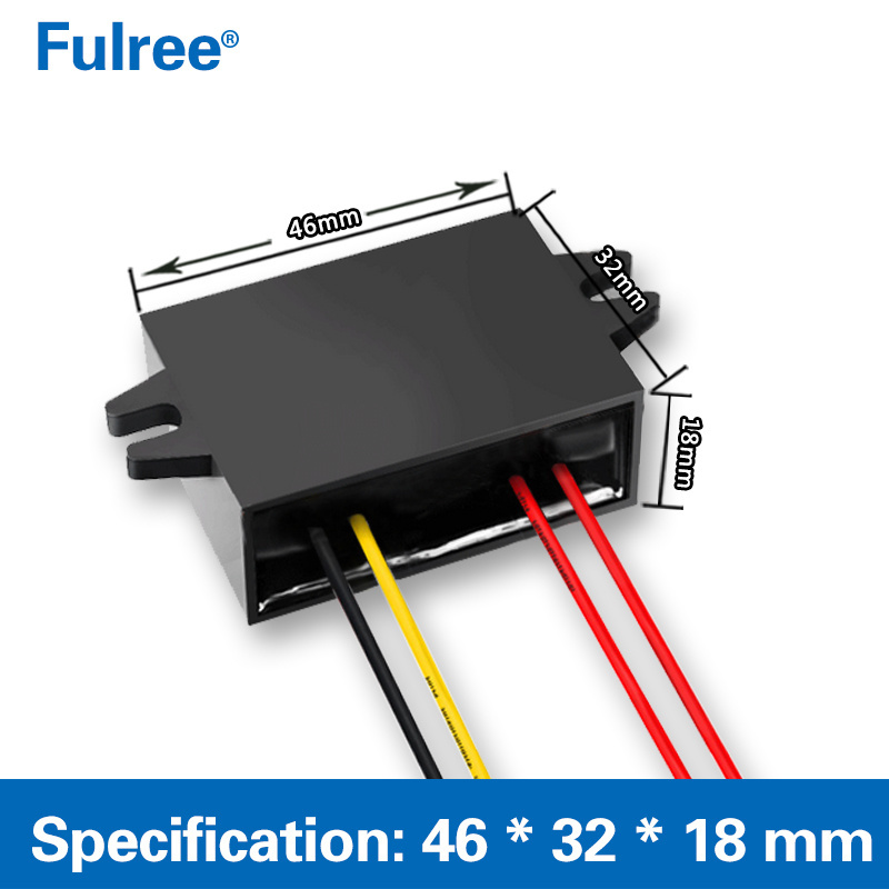 Fulree 12V 24V AC to 5V 3A DC Step Down Volt Converter 12Vac 24Vac to 5Vdc Buck Voltage GPS DVR Power Supply