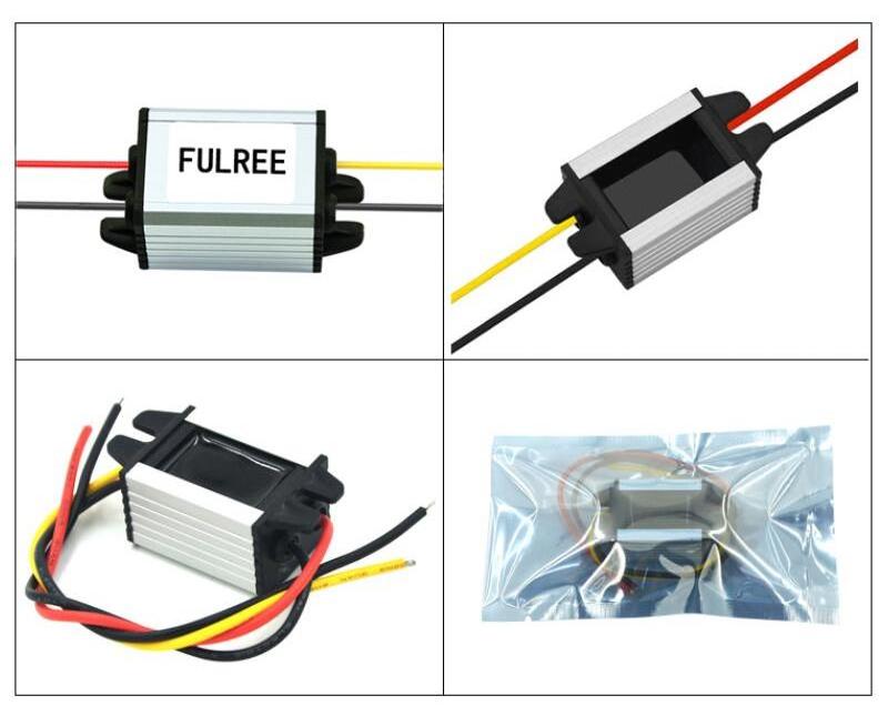 Fulree 12V to 6V 3A DC DC Buck Converter Step Down Module 12 Volt to 6 Volt 3 Amp Car Power Supply