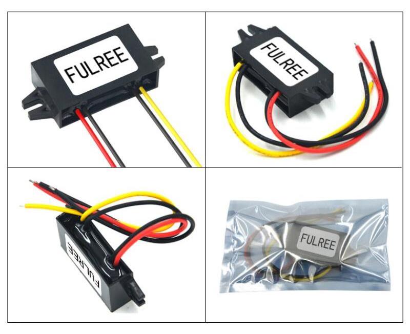 Slim Plastic Housing 12V 24V 36V 48V to 5V 1A 2A 3A DC DC Step Down Converter 12 24 36 48 Volt to 5 Volt Buck Car Phone Charger