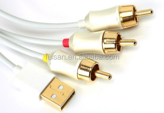 High Speed VGA to 3 RCA Cable Male to Male