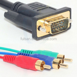 High Speed VGA to 3 RCA Cable Male to Male