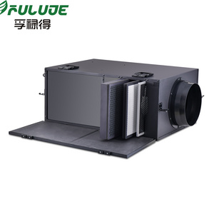 FULUDE PM2.5 haze removal pipeline fresh air fan carbon filter active carbon filter smoke carbon air filter