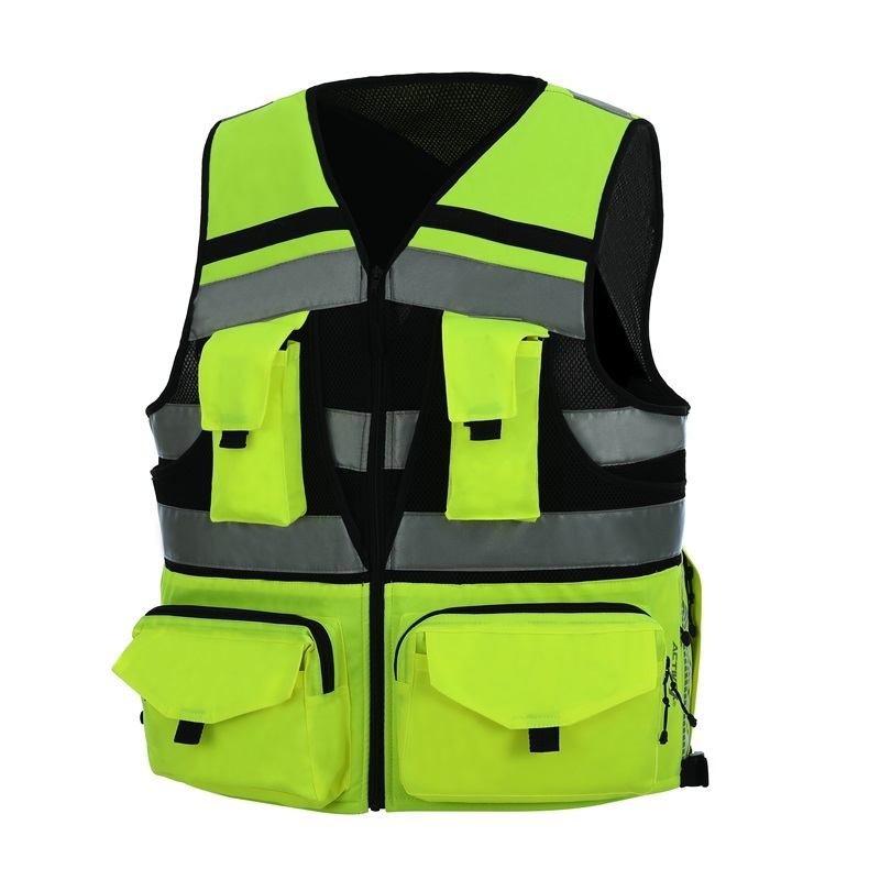 Professional Motorcycle Wholesale Multi Functional  Cycling Reflective Safety Vest