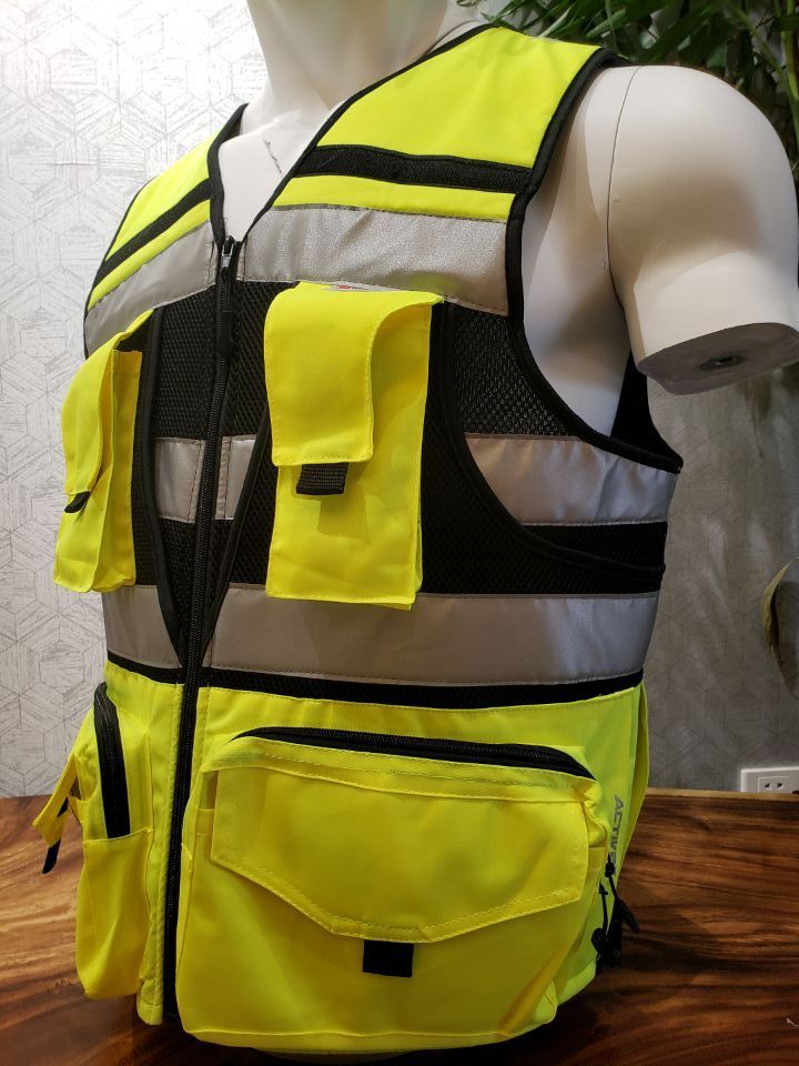 Professional Motorcycle Wholesale Multi Functional  Cycling Reflective Safety Vest