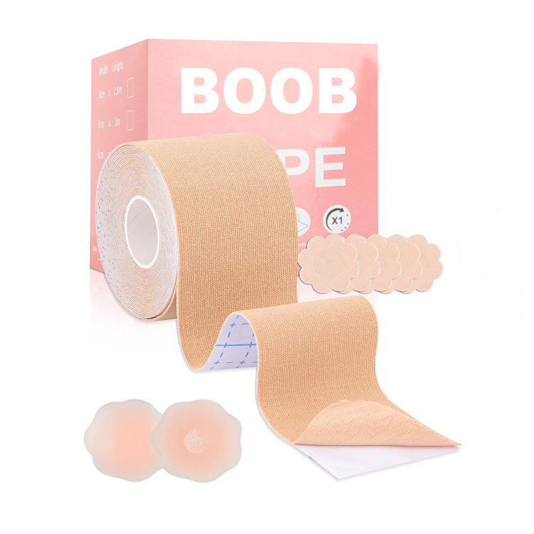 Medical Grade Factory Nipple Cover Boob Lift Tape Roll Vegan Boob Tape Lift Breast Adhesive Tape Wholesale price