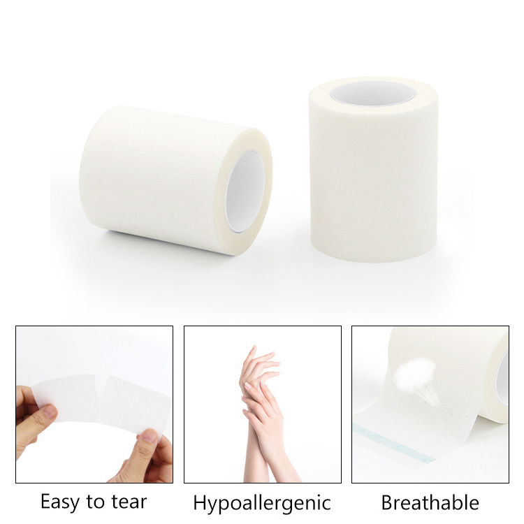 Premium Non-woven Medical paper wound dressing tape healthcare adhesive tape breathable fix micropore tape