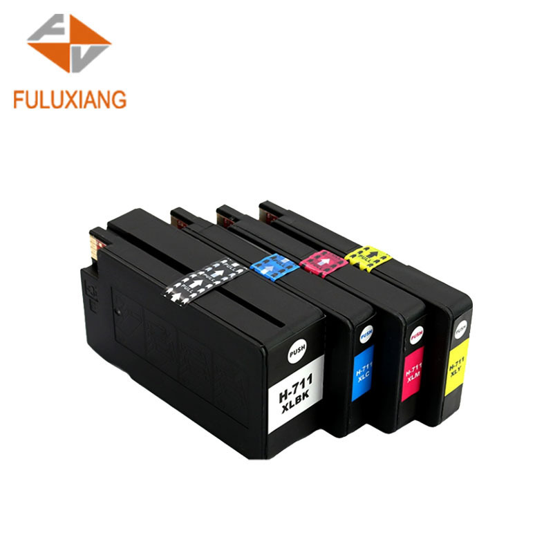 FULUXIANG Compatible HP 711 711XL 711 XL 711 xl 711xl Ink Cartridge for HP Designjet T120 T520 Printer